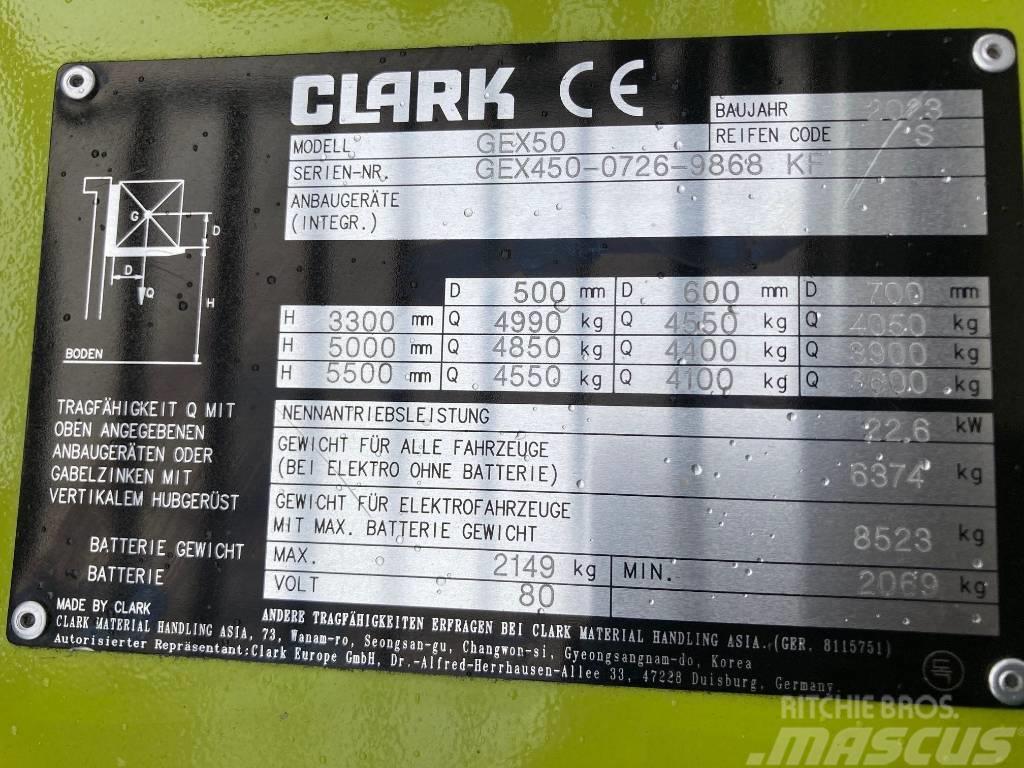 Clark GEX 50 Elektriniai šakiniai krautuvai