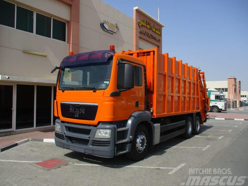 MAN TGS 28.320 6×2 Garbage Truck 2008 Šiukšliavežės