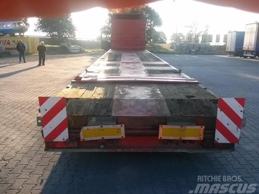  Naczepa platforma Goldhofer Goldhofer Bortinių sunkvežimių priekabos su nuleidžiamais bortais