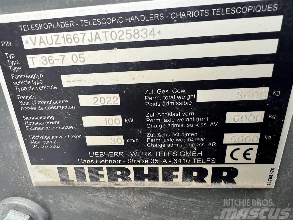 Liebherr T36-7 Teleskopiniai krautuvai