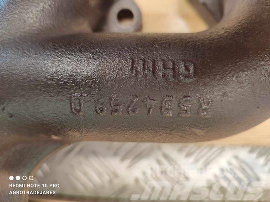 John Deere 6068 HRT 90 (R534259) exhaust manifold Varikliai
