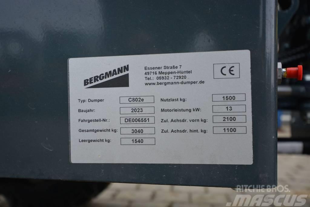 Bergmann C 802e elektrisch Statybiniai savivarčiai sunkvežimiai