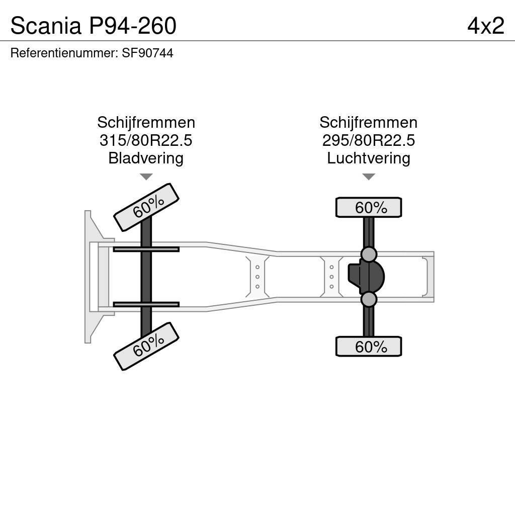 Scania P94-260 Naudoti vilkikai