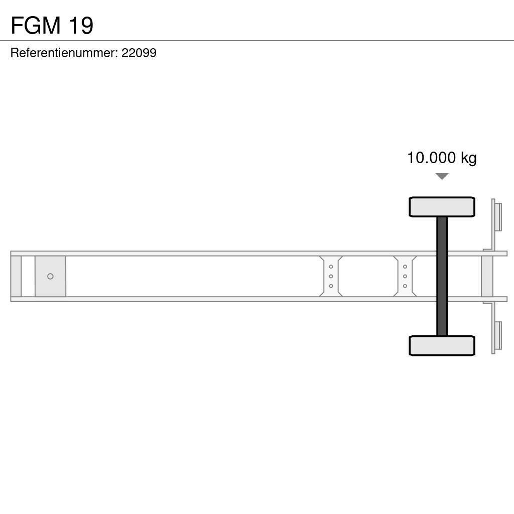 FGM 19 Autovežių puspriekabės