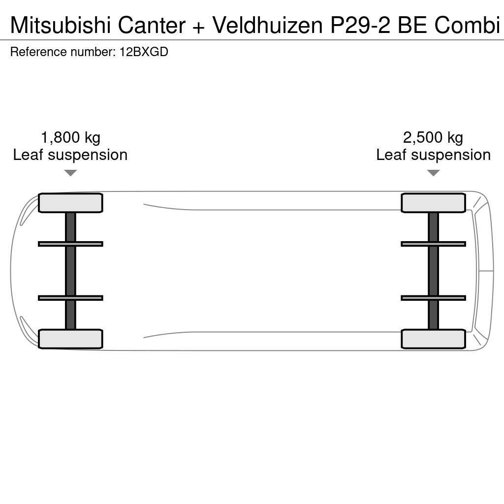 Mitsubishi Canter + Veldhuizen P29-2 BE Combi Kita