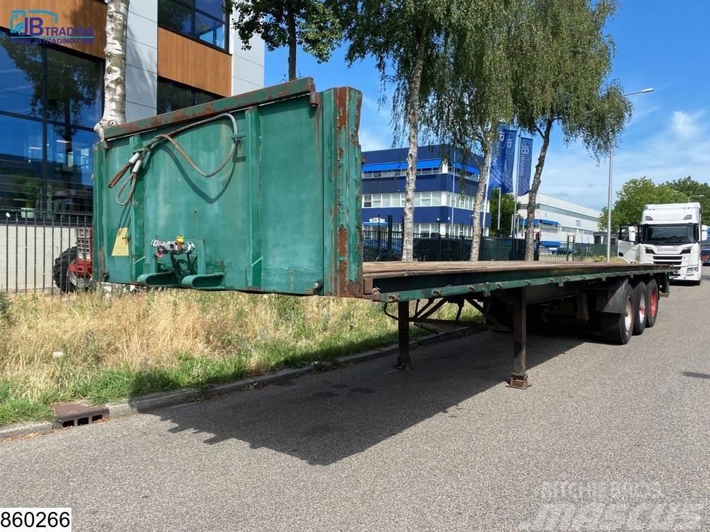 Zwalve open laadbak Bortinių sunkvežimių priekabos su nuleidžiamais bortais