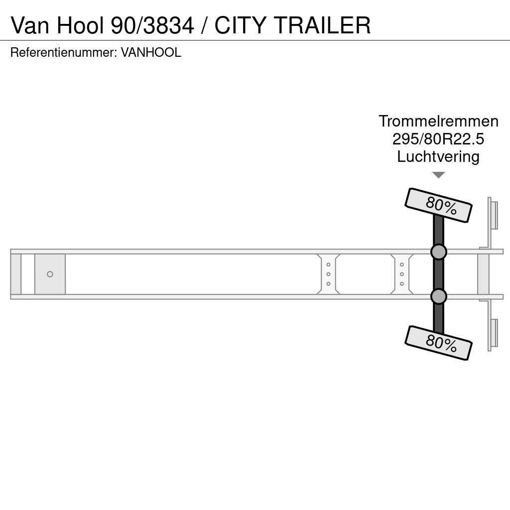 Van Hool 90/3834 / CITY TRAILER Dengtos puspriekabės