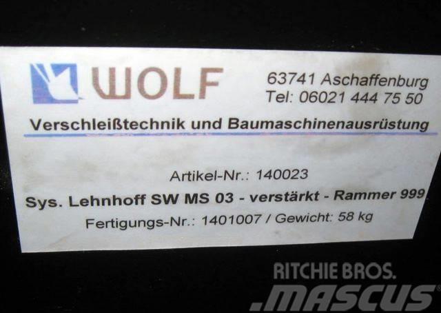 Wolf Schraubadapter MS03 zu Rammer 999 Greito sujungimo jungtys