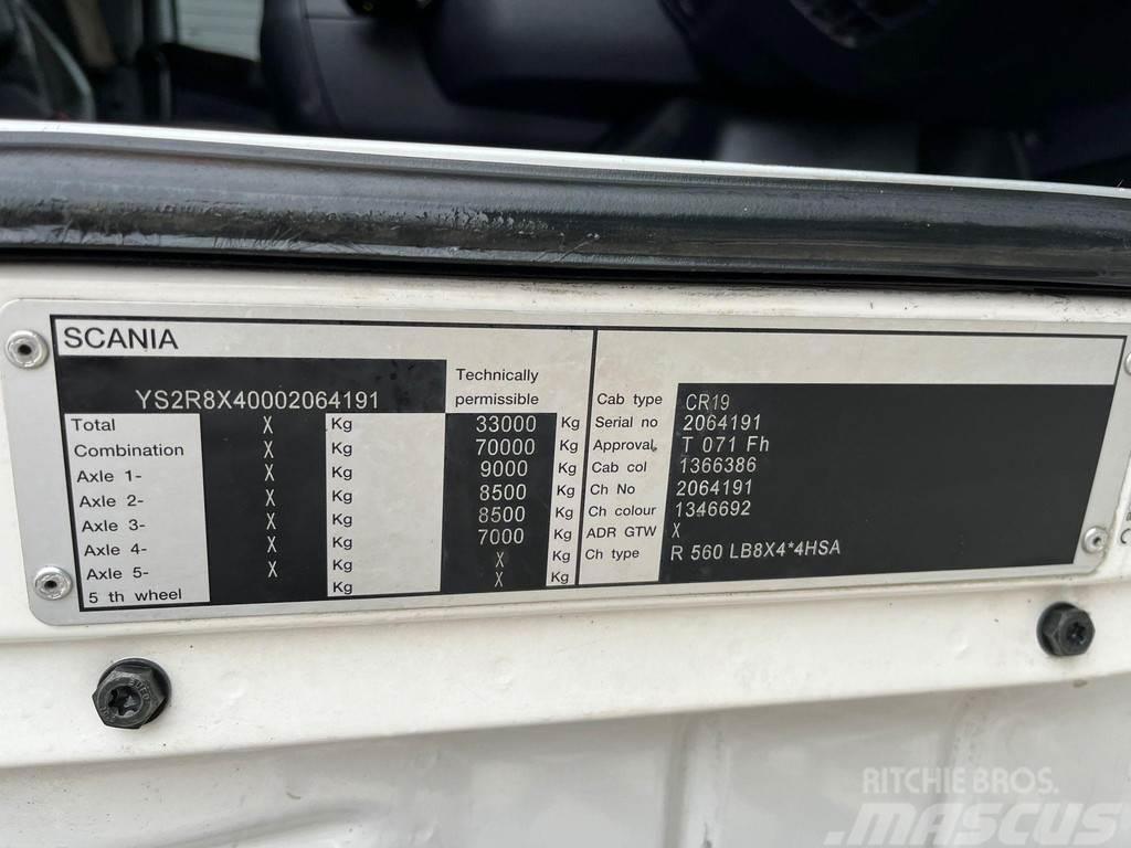 Scania R 560 8x4*4 FASSI F425XP.25 Automobiliniai kranai