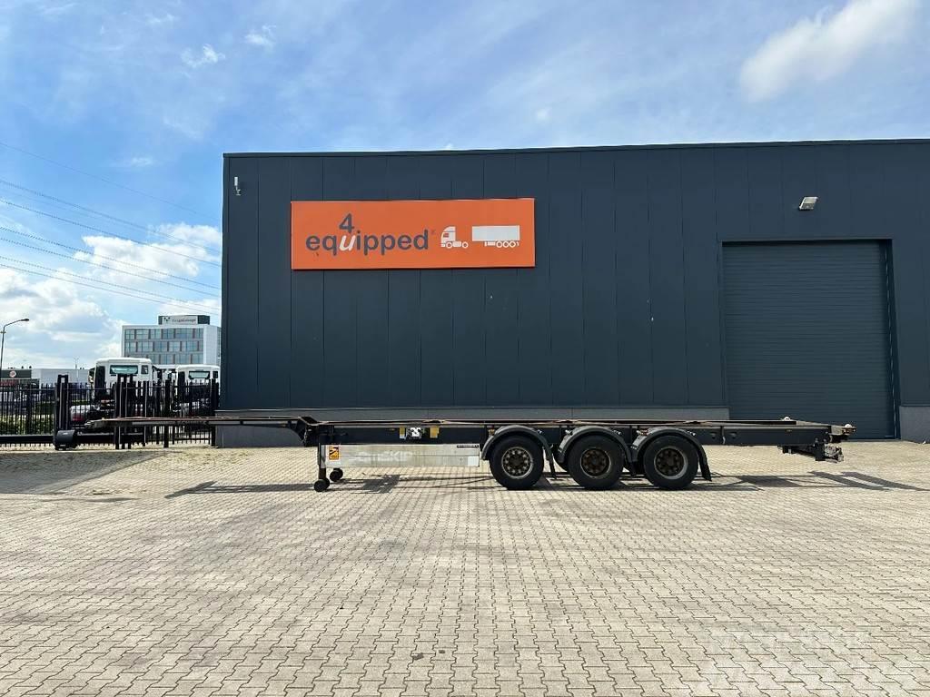 Schmitz Cargobull 45FT HC, empty weight: 4.240kg, BPW+drum, NL-chass Konteinerių puspriekabės