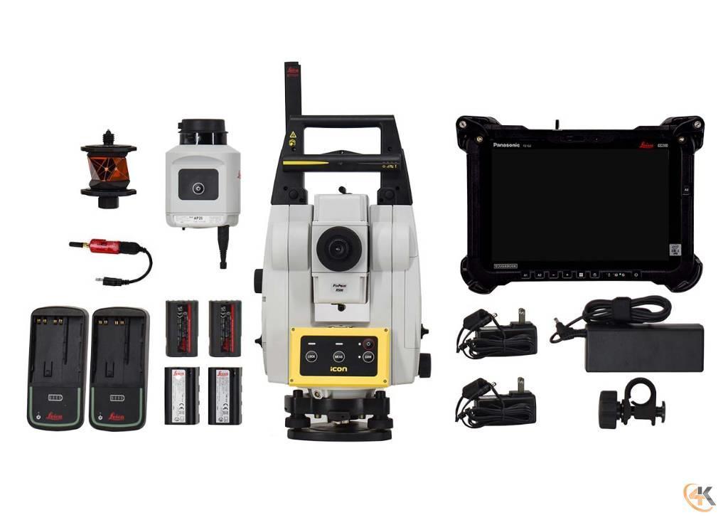 Leica iCR70 5" Robotic Total Station, CC200 & iCON, AP20 Kiti naudoti statybos komponentai