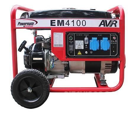  Powermate by Pramac EM4100 Benzininiai generatoriai