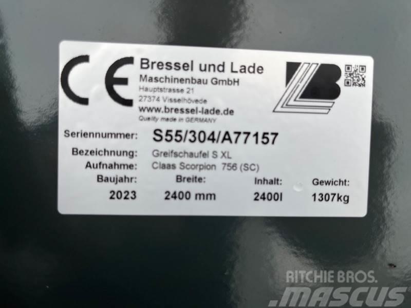 Bressel UND LADE S55 Greifschaufel S XL, 2.400 mm Kita žemės ūkio technika