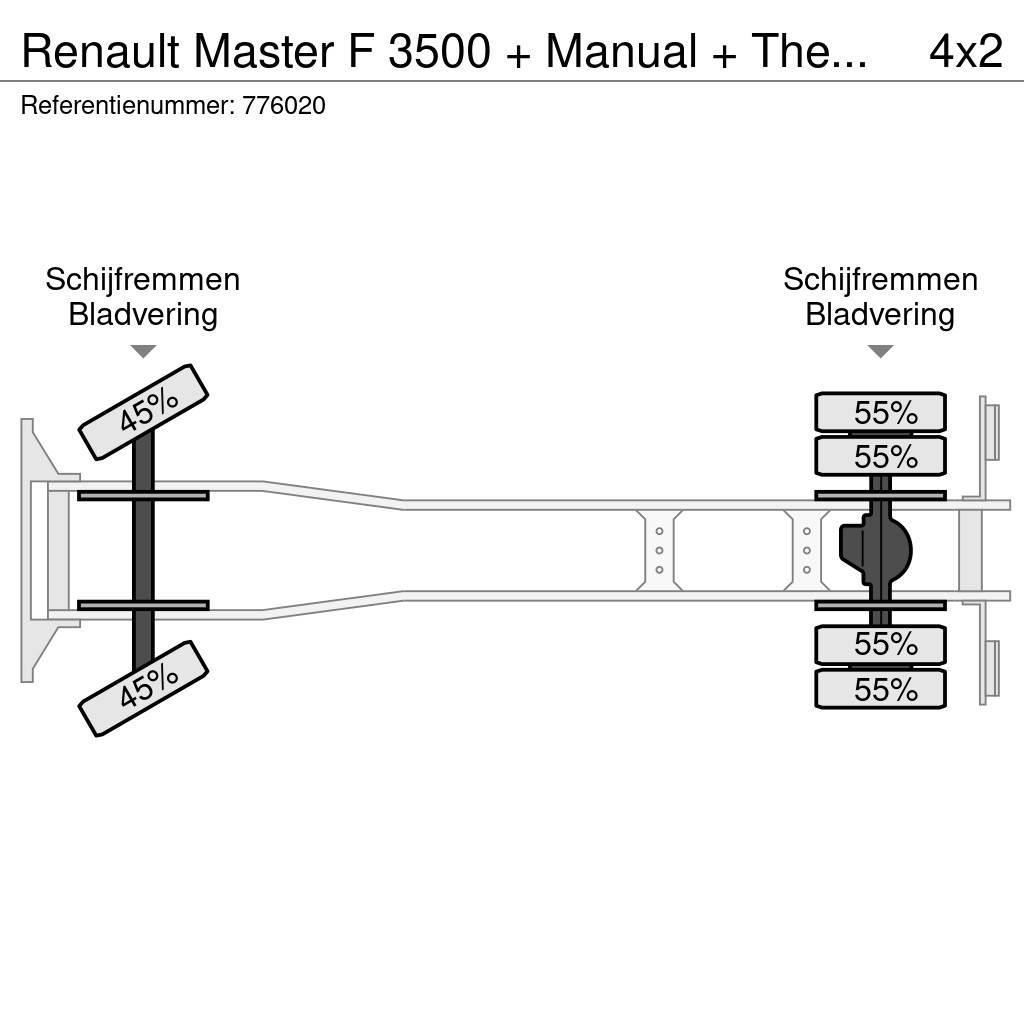 Renault Master F 3500 + Manual + Thermoking Vilkikai šaldytuvai