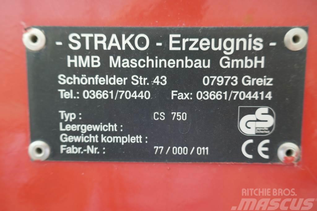  Strako Walzenstreuer CS 750 Tankinimo įranga ir atsarginės detalės