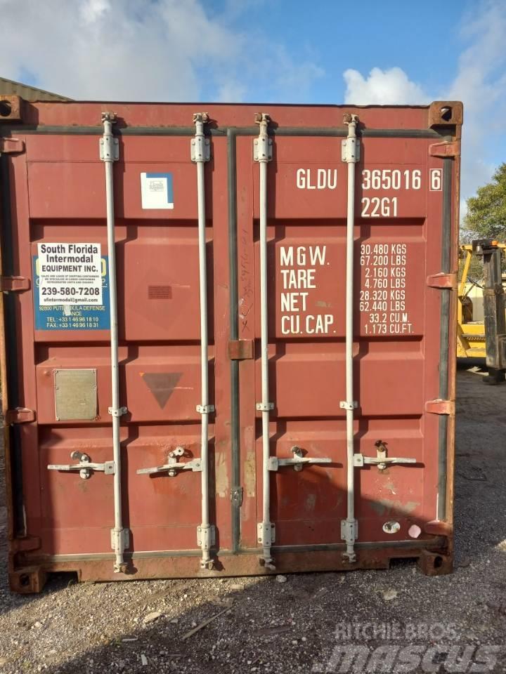 CIMC 20 foot Used Water Tight Shipping Container Konteinerių priekabos