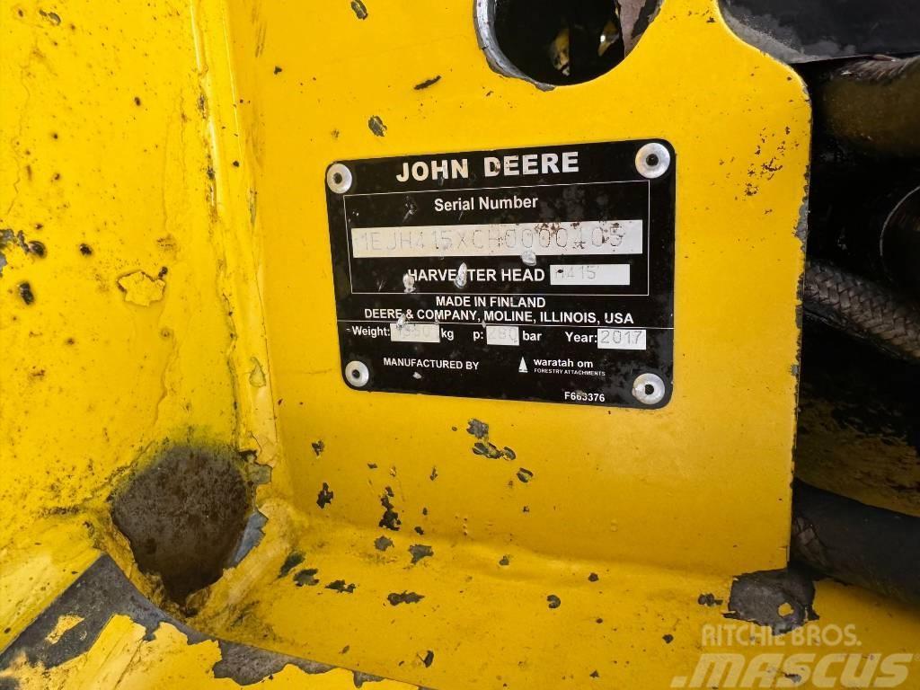 John Deere H 415 Medžių kirtimo mašinų darbinės galvos