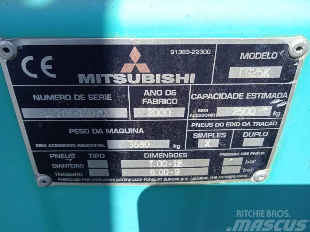 Mitsubishi FG25K LPG (dujiniai) krautuvai