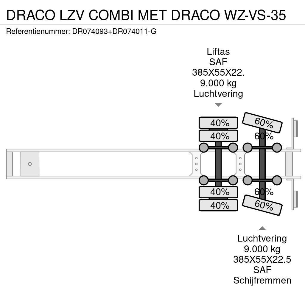 Draco LZV COMBI MET DRACO WZ-VS-35 Puspriekabės su izoterminiu kėbulu