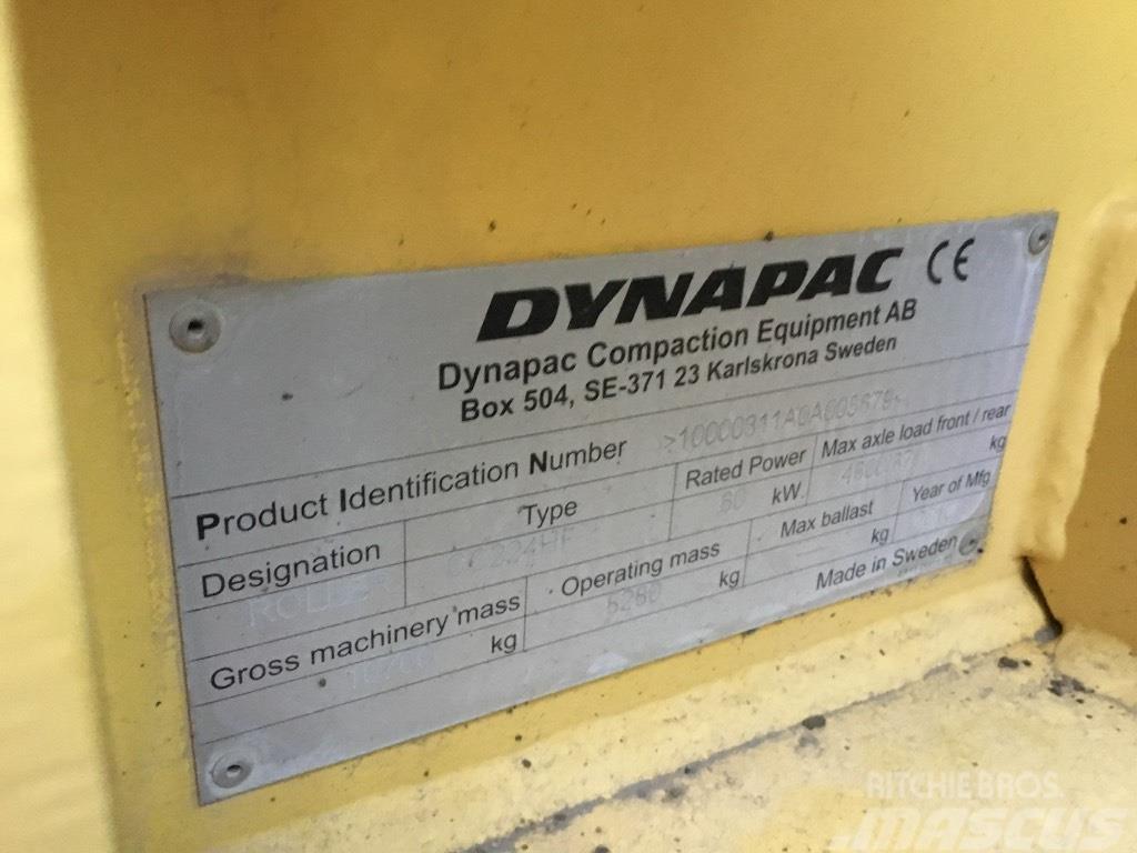 Dynapac CC 224 HF Porinių būgnų volai