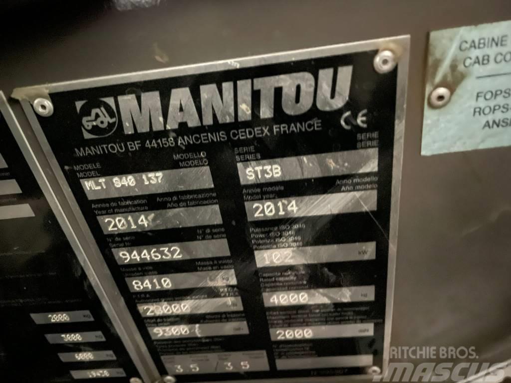 Manitou MLT 840-137 PS Teleskopiniai krautuvai