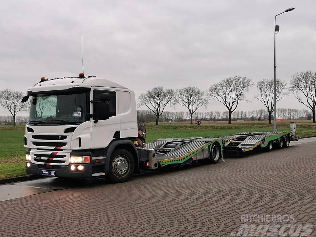 Scania P410 truck transporter Autovežiai