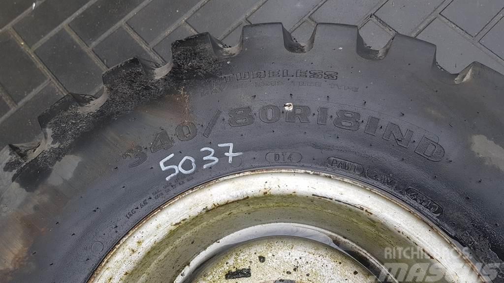 Goodyear 340/80-R18 IND - Tyre/Reifen/Band Padangos, ratai ir ratlankiai