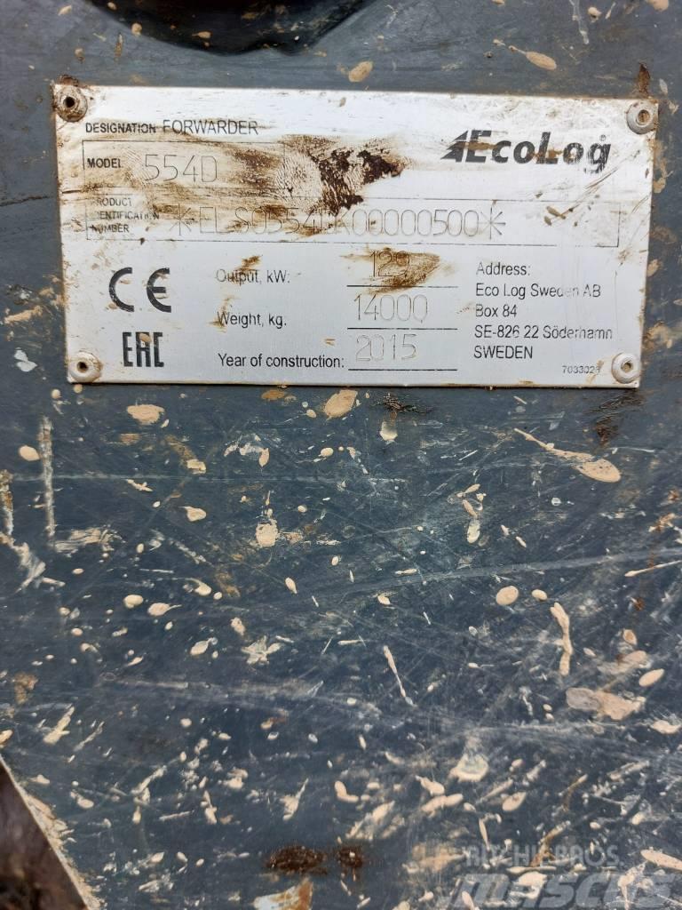 Eco Log 554D Naudoti miškovežiai (Forvarderiai)