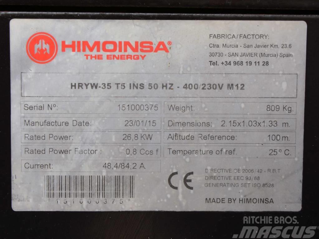 Himoinsa HRYW 35 Dyzeliniai generatoriai