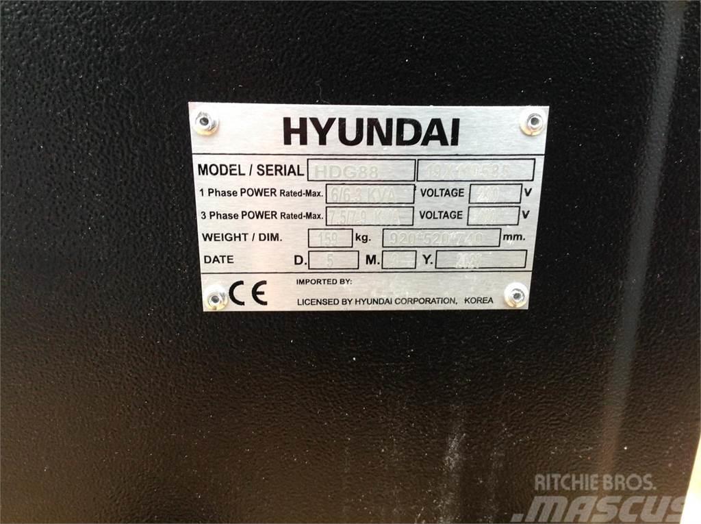 Hyundai Aggregaat HDG 88 Benzininiai generatoriai
