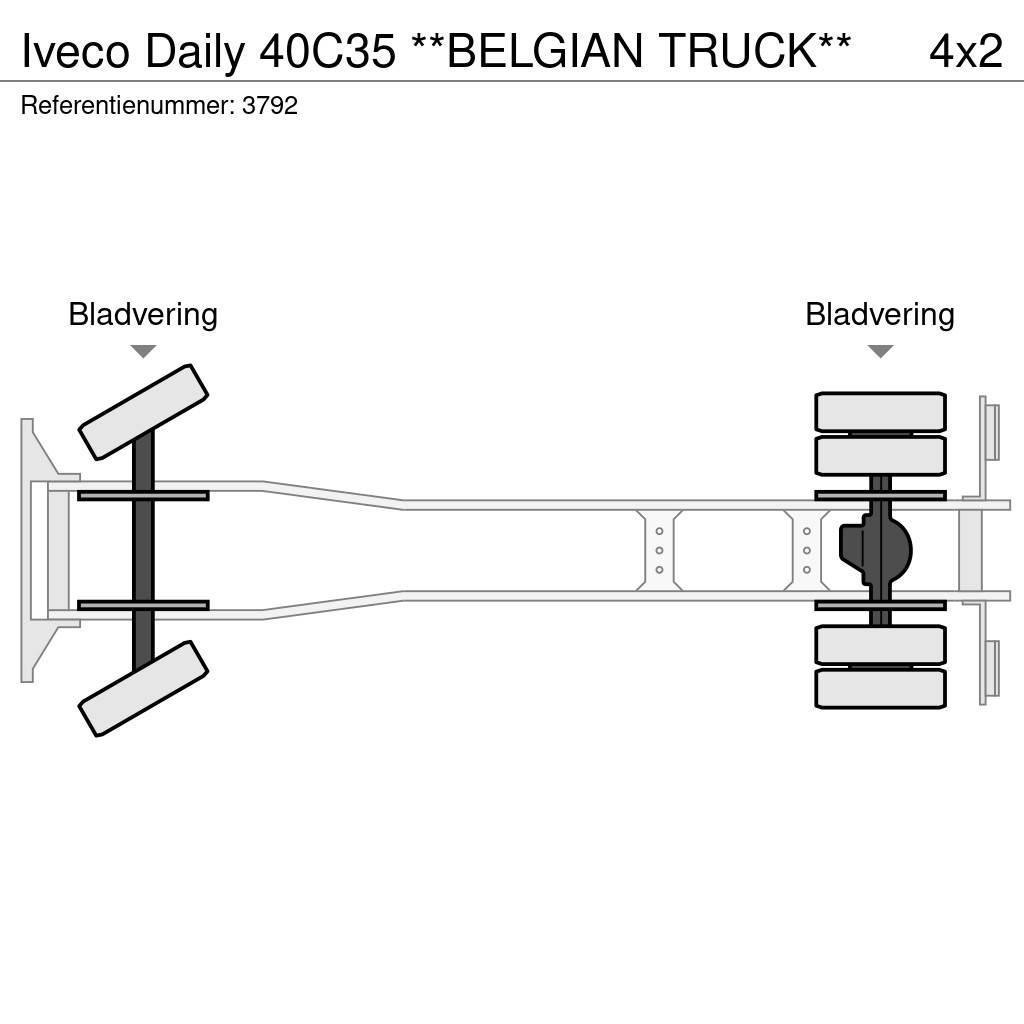Iveco Daily 40C35 **BELGIAN TRUCK** Sunkvežimiai su dengtu kėbulu
