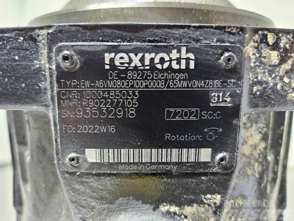 Wacker Neuson 1000485033-Rexroth A6VM080EP-Drive motor Hidraulikos įrenginiai