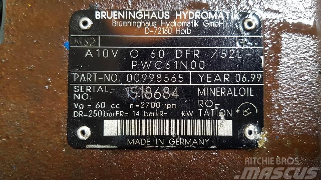 Brueninghaus Hydromatik A10VO60DFR/52L - Load sensing pump Hidraulikos įrenginiai