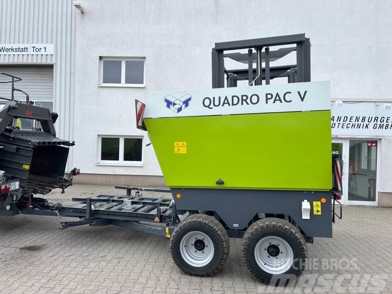 TST Quadropack V Ballenstapelwagen Vynuogių kotelių atskyrimo / sulčių spaudimo technika