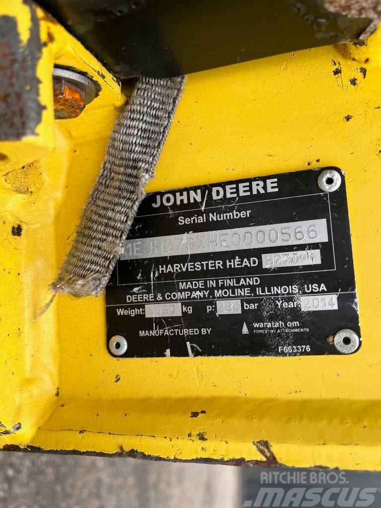 John Deere H270 Medžių kirtimo mašinų darbinės galvos