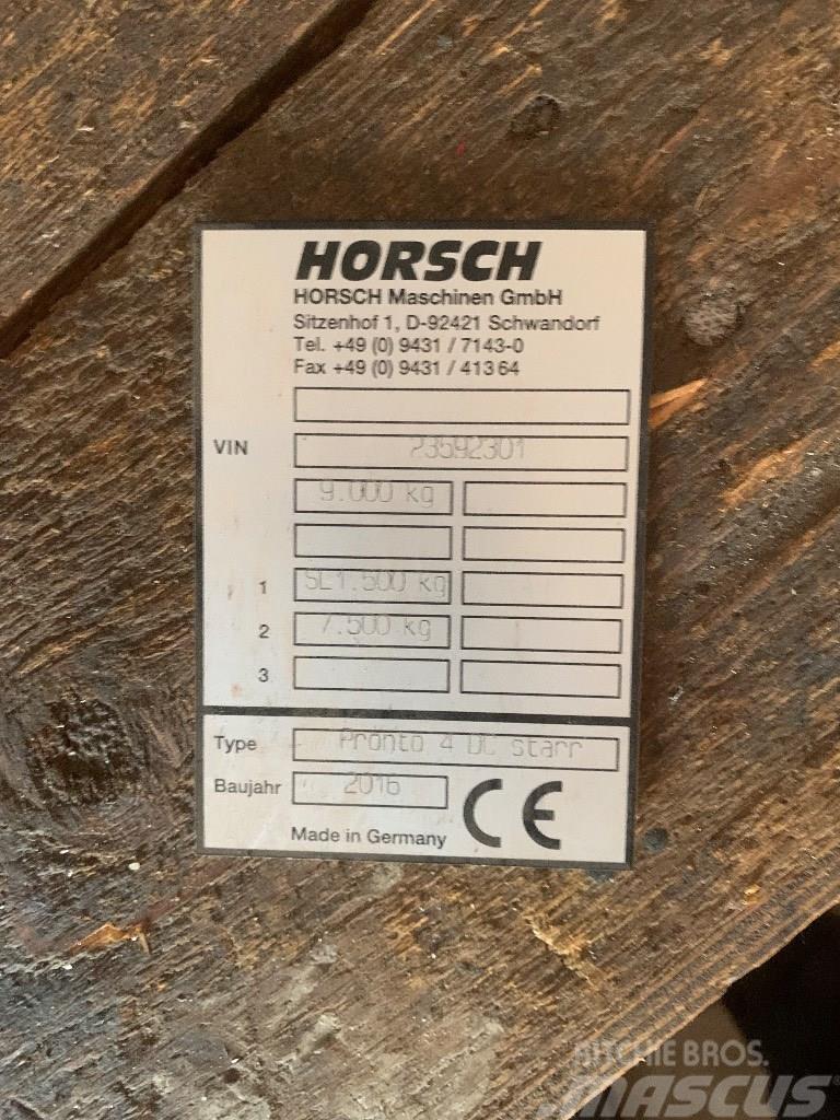 Horsch Pronto 4 DC Sėjamieji kombainai