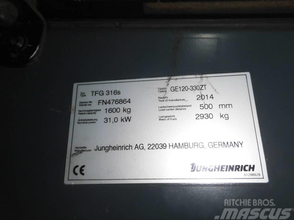 Jungheinrich TFG 316 S LPG (dujiniai) krautuvai