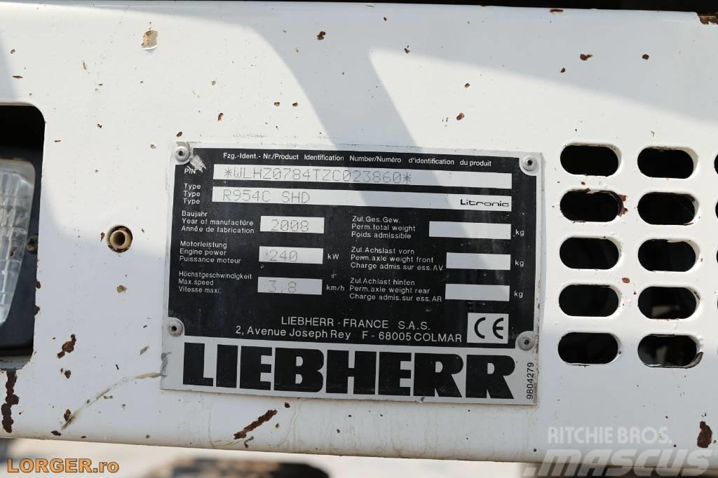 Liebherr R954 C SHD Vikšriniai ekskavatoriai