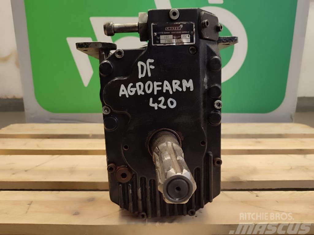 Deutz-Fahr Sauter PTO gearbox,  AGROFARM 420 shaft Transmisijos