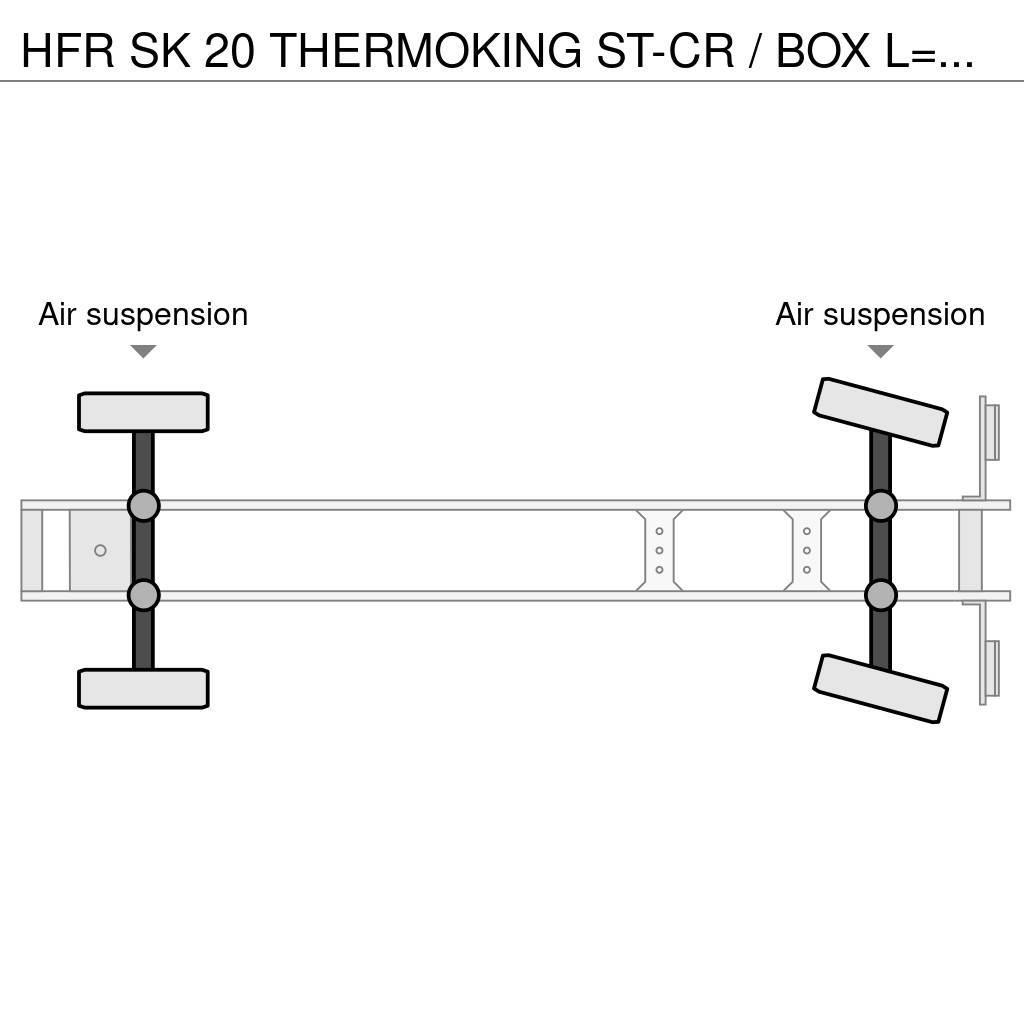 HFR SK 20 THERMOKING ST-CR / BOX L=13419 mm Puspriekabės su izoterminiu kėbulu