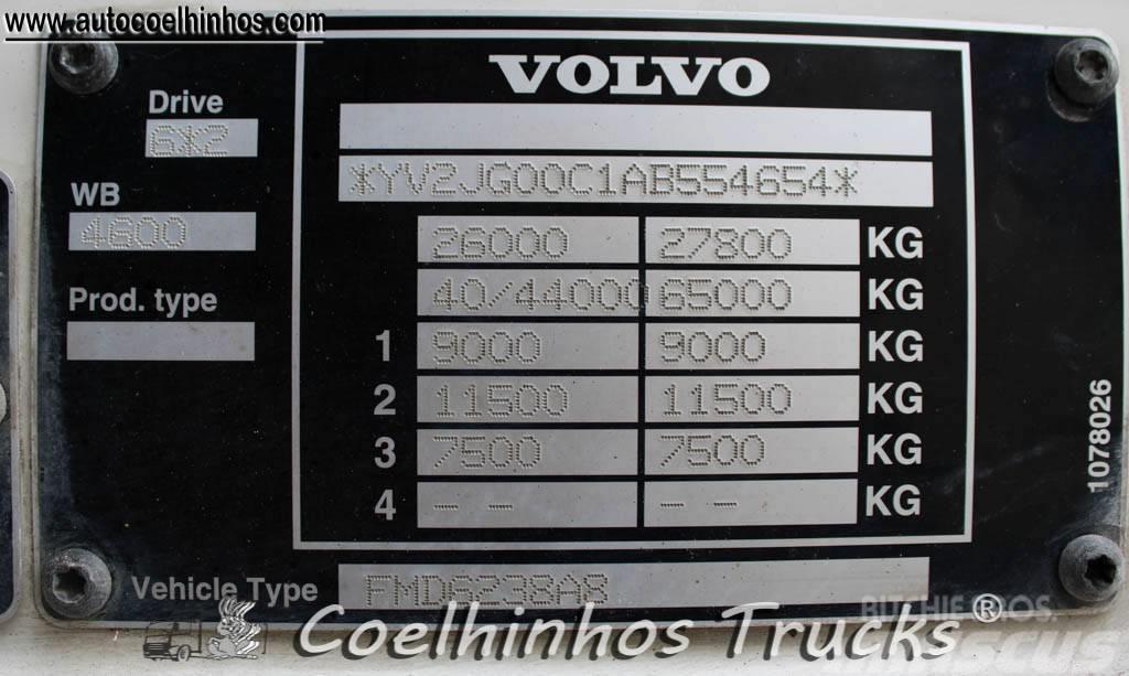 Volvo FM 380 + Hiab 288 Platformos/ Pakrovimas iš šono
