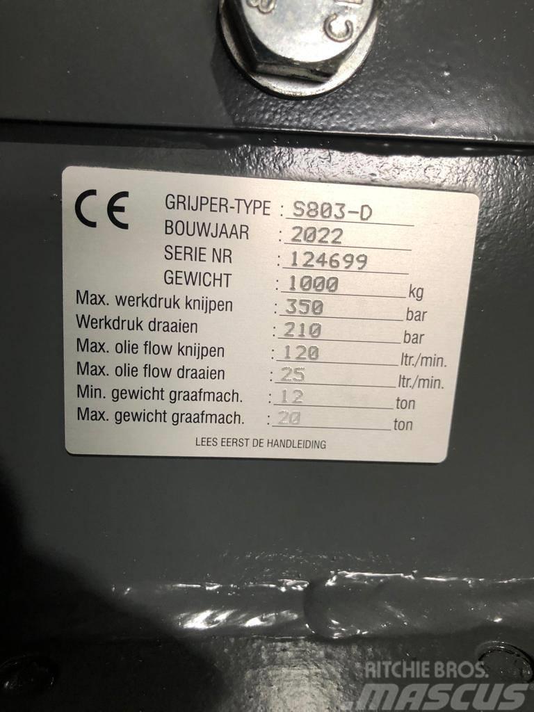 Zijtveld S803-D Sorting Grapple CW40 Griebtuvai