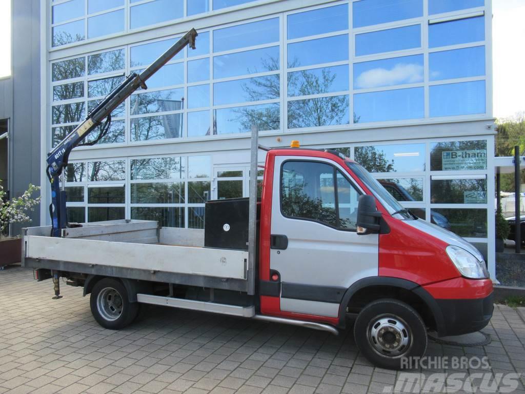 Iveco Daily 35C14 CNG EEV + Benzine + Kran Kraan Crane A Pikapai / Bortiniai sunkvežimiai