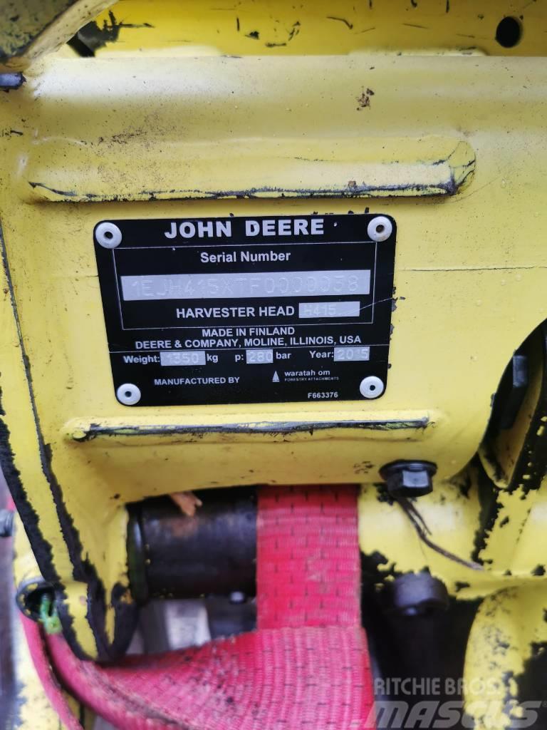 John Deere H 415 Medžių kirtimo mašinų darbinės galvos
