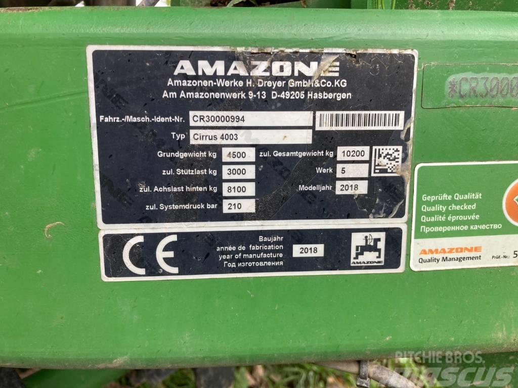 Amazone Cirrus 4003 Sėjimo technika