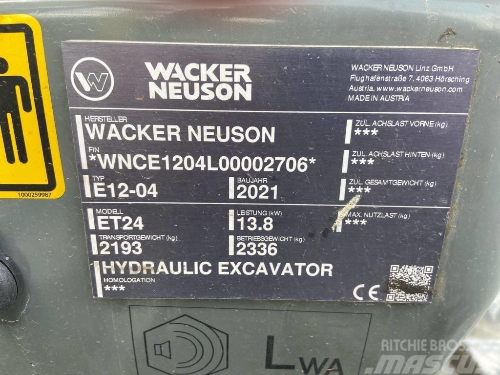 Wacker Neuson ET24 Vikšriniai ekskavatoriai