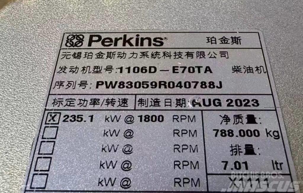 Perkins Series 6 Cylinder Diesel Engine 1106D-70ta Dyzeliniai generatoriai