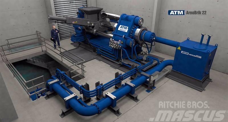ATM ArnoBrik Briquetting presses Atliekų perdirbimo gamyklos