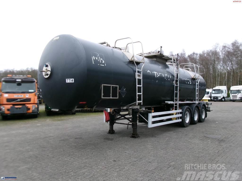 Magyar Chemical tank inox 37.4 m3 / 1 comp / ADR 30/11/20 Cisternos puspriekabės