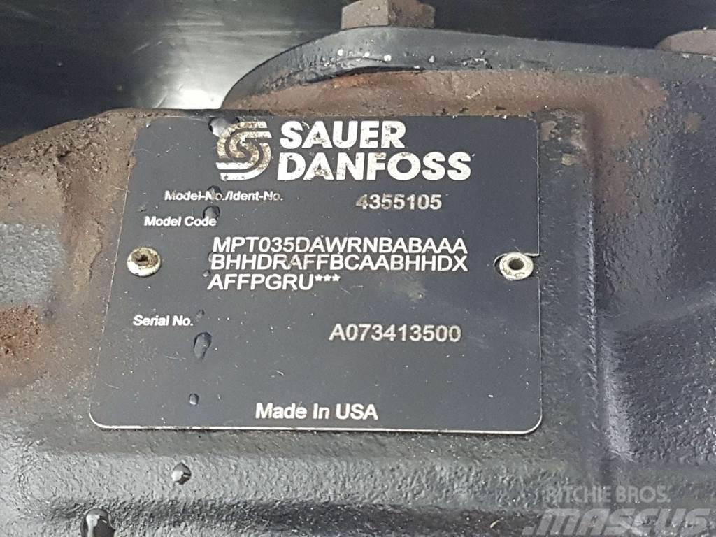 Sauer Danfoss MPT035DAWR-4355105-Load sensing pump Hidraulikos įrenginiai